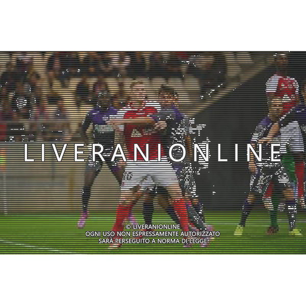 Gaetan CHARBONNIER / Pavle NINKOV - 13.09.2014 - Reims / Toulouse - 5eme journee de Ligue 1 Photo : Dave Winter / Icon Sport AG ALDO LIVERANI SAS ONLY ITALY