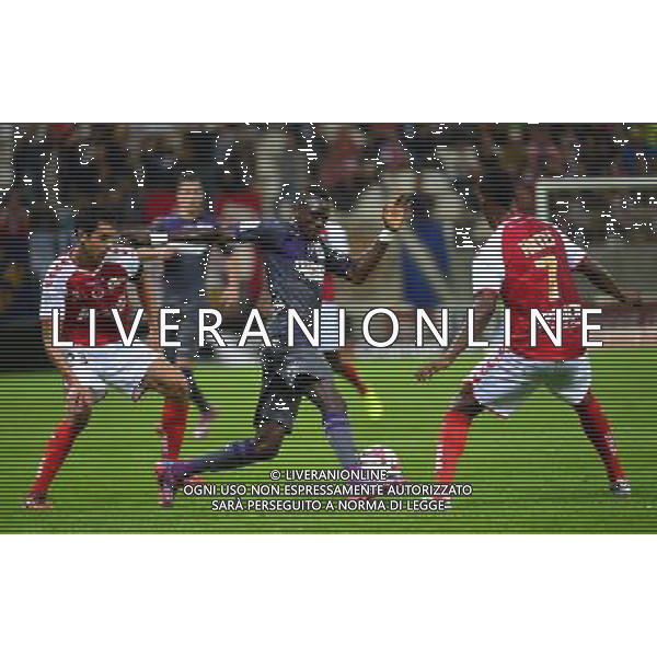 Issiaga SYLLA / Aissa MANDI / Odair FORTES - 13.09.2014 - Reims / Toulouse - 5eme journee de Ligue 1 Photo : Dave Winter / Icon Sport AG ALDO LIVERANI SAS ONLY ITALY