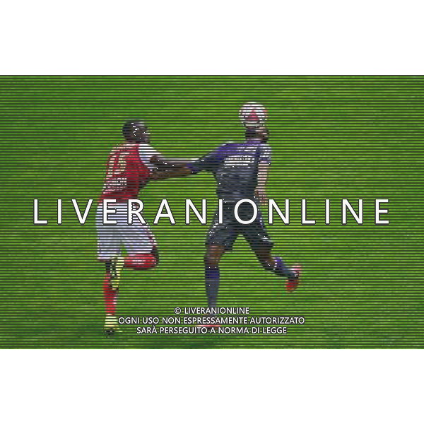 Jean Daniel AKPA AKPRO / Chris MAVINGA - 13.09.2014 - Reims / Toulouse - 5eme journee de Ligue 1 Photo : Dave Winter / Icon Sport AG ALDO LIVERANI SAS ONLY ITALY