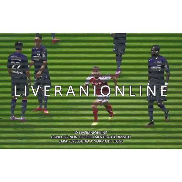 Joie Gaetan COURTET - 13.09.2014 - Reims / Toulouse - 5eme journee de Ligue 1 Photo : Dave Winter / Icon Sport AG ALDO LIVERANI SAS ONLY ITALY