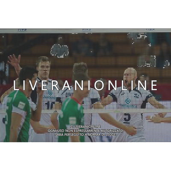 Polska Wroclaw 14 09 2014 Hala Stulecia ul. Wystawowa 1 Druga faza grupy F FIVB Mistrzostwa Swiata w pilce siatkowej mezczyzn Polska 2014 mecz pomiedzy Finlandia vs Bulgaria Na zdjeciu: Finlandia radosc Fot: Sebastian Borowski / Newspix.pl Poland Wroclaw 14.09.2014 Century Hall st. Wystawowa 1 Second phase of group F FIVB World Championships in mens volleyball Poland 2014 game between Finland vs Bulgaria On the picture: Finland gladness Photo: Sebastian Borowski / Newspix.pl --- Newspix.pl AG ALDO LIVERANI SAS ONLY ITALY *** Local Caption *** www.newspix.pl mail us: info@newspix.pl call us: 0048 022 23 22 222 --- Polish Picture Agency by Ringier Axel Springer Poland