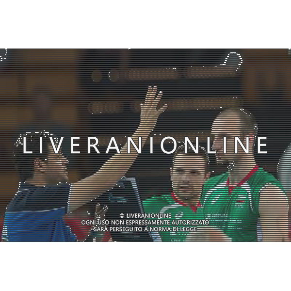 Polska Wroclaw 14 09 2014 Hala Stulecia ul. Wystawowa 1 Druga faza grupy F FIVB Mistrzostwa Swiata w pilce siatkowej mezczyzn Polska 2014 mecz pomiedzy Finlandia vs Bulgaria Na zdjeciu: Konstantinov Plamen bulgaria trener head coach Teodor Todorov bulgaria #14 Fot: Sebastian Borowski / Newspix.pl Poland Wroclaw 14.09.2014 Century Hall st. Wystawowa 1 Second phase of group F FIVB World Championships in mens volleyball Poland 2014 game between Finland vs Bulgaria On the picture: Konstantinov Plamen bulgaria trener head coach Teodor Todorov bulgaria #14 Photo: Sebastian Borowski / Newspix.pl --- Newspix.pl AG ALDO LIVERANI SAS ONLY ITALY *** Local Caption *** www.newspix.pl mail us: info@newspix.pl call us: 0048 022 23 22 222 --- Polish Picture Agency by Ringier Axel Springer Poland