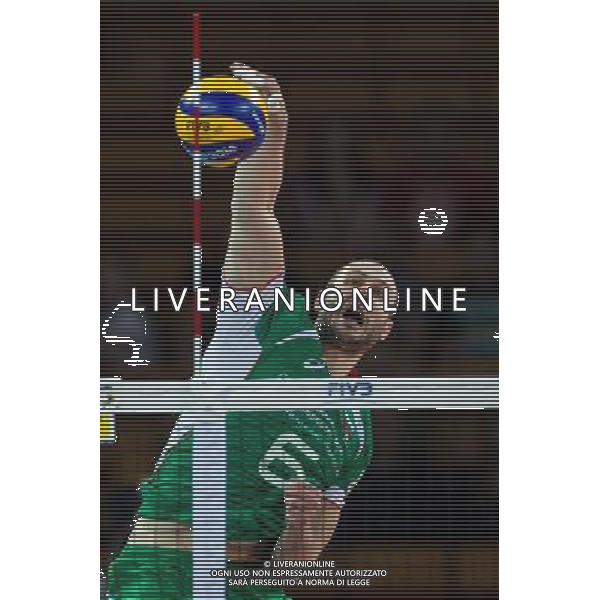 Polska Wroclaw 14 09 2014 Hala Stulecia ul. Wystawowa 1 Druga faza grupy F FIVB Mistrzostwa Swiata w pilce siatkowej mezczyzn Polska 2014 mecz pomiedzy Finlandia vs Bulgaria Na zdjeciu: Danail Milushev bulgaria #6 Fot: Sebastian Borowski / Newspix.pl Poland Wroclaw 14.09.2014 Century Hall st. Wystawowa 1 Second phase of group F FIVB World Championships in mens volleyball Poland 2014 game between Finland vs Bulgaria On the picture: Danail Milushev bulgaria #6 Photo: Sebastian Borowski / Newspix.pl --- Newspix.pl AG ALDO LIVERANI SAS ONLY ITALY *** Local Caption *** www.newspix.pl mail us: info@newspix.pl call us: 0048 022 23 22 222 --- Polish Picture Agency by Ringier Axel Springer Poland