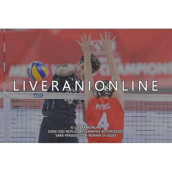 14.09.2014 - Lodz , Atlas Arena , siatkowka , Mistrzostwa Swiata 2014 , grupa E Serbia (czerwone) - Iran (czarne) , FIVB Men\'s World Championship , pool E Serbia (red) - Iran (black) N/Z Amir Ghafour , Namenja Petric Fot. Mariusz Palczynski / MPAimages.com / NEWSPIX.PL --- Newspix.pl AG ALDO LIVERANI SAS ONLY ITALY *** Local Caption *** www.newspix.pl mail us: info@newspix.pl call us: 0048 022 23 22 222 --- Polish Picture Agency by Ringier Axel Springer Poland