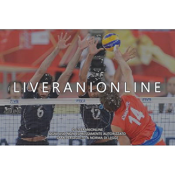 14.09.2014 - Lodz , Atlas Arena , siatkowka , Mistrzostwa Swiata 2014 , grupa E Serbia (czerwone) - Iran (czarne) , FIVB Men\'s World Championship , pool E Serbia (red) - Iran (black) N/Z Mousavi Eraghi Seyed Mohammad , Mojtaba Mirzajanpour , Aleksandar Atanasijevic Fot. Mariusz Palczynski / MPAimages.com / NEWSPIX.PL --- Newspix.pl AG ALDO LIVERANI SAS ONLY ITALY *** Local Caption *** www.newspix.pl mail us: info@newspix.pl call us: 0048 022 23 22 222 --- Polish Picture Agency by Ringier Axel Springer Poland