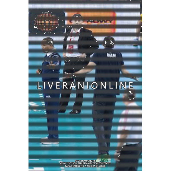 14.09.2014 - Lodz , Atlas Arena , siatkowka , Mistrzostwa Swiata 2014 , grupa E Serbia (czerwone) - Iran (czarne) , FIVB Men\'s World Championship , pool E Serbia (red) - Iran (black) N/Z Igor Kolakovic , Slobodan Kovac Fot. Mariusz Palczynski / MPAimages.com / NEWSPIX.PL --- Newspix.pl AG ALDO LIVERANI SAS ONLY ITALY *** Local Caption *** www.newspix.pl mail us: info@newspix.pl call us: 0048 022 23 22 222 --- Polish Picture Agency by Ringier Axel Springer Poland