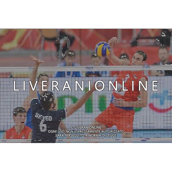 14.09.2014 - Lodz , Atlas Arena , siatkowka , Mistrzostwa Swiata 2014 , grupa E Serbia (czerwone) - Iran (czarne) , FIVB Men\'s World Championship , pool E Serbia (red) - Iran (black) N/Z Mousavi Eraghi Seyed Mohammad , Marko Ivovic Fot. Mariusz Palczynski / MPAimages.com / NEWSPIX.PL --- Newspix.pl AG ALDO LIVERANI SAS ONLY ITALY *** Local Caption *** www.newspix.pl mail us: info@newspix.pl call us: 0048 022 23 22 222 --- Polish Picture Agency by Ringier Axel Springer Poland