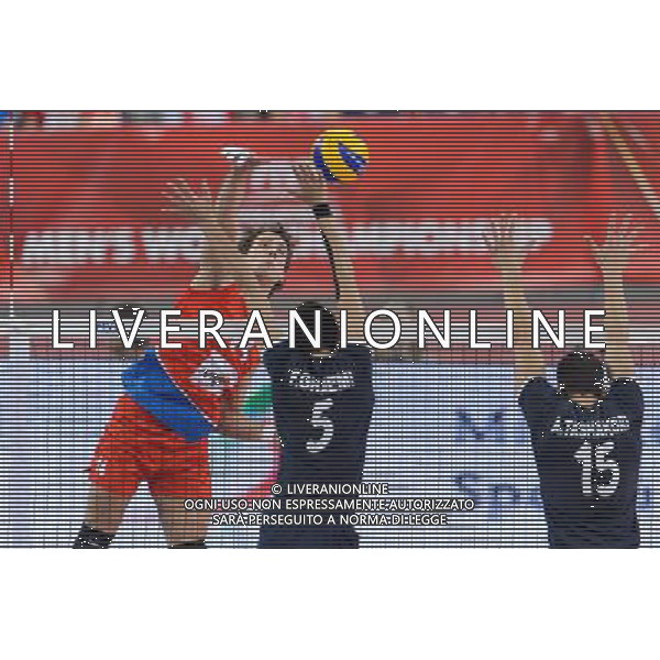 14.09.2014 - Lodz , Atlas Arena , siatkowka , Mistrzostwa Swiata 2014 , grupa E Serbia (czerwone) - Iran (czarne) , FIVB Men\'s World Championship , pool E Serbia (red) - Iran (black) N/Z Aleksandar Atanasijevic , Farhad Ghaemi , Armin Tashakori Fot. Mariusz Palczynski / MPAimages.com / NEWSPIX.PL --- Newspix.pl AG ALDO LIVERANI SAS ONLY ITALY *** Local Caption *** www.newspix.pl mail us: info@newspix.pl call us: 0048 022 23 22 222 --- Polish Picture Agency by Ringier Axel Springer Poland