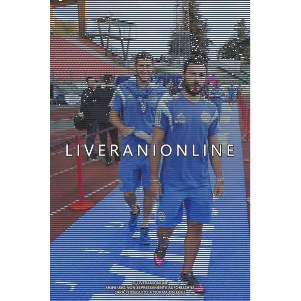 Andre Pierre GIGNAC / Romain ALESSANDRINI - 14.09.2014 - Evian Thonon / Marseille - 5eme journee de Ligue 1 Photo : Jean Paul Thomas / Icon Sport /Agenzia Aldo Liverani sas - ITALY ONLY - EDITORIAL USE ONLY