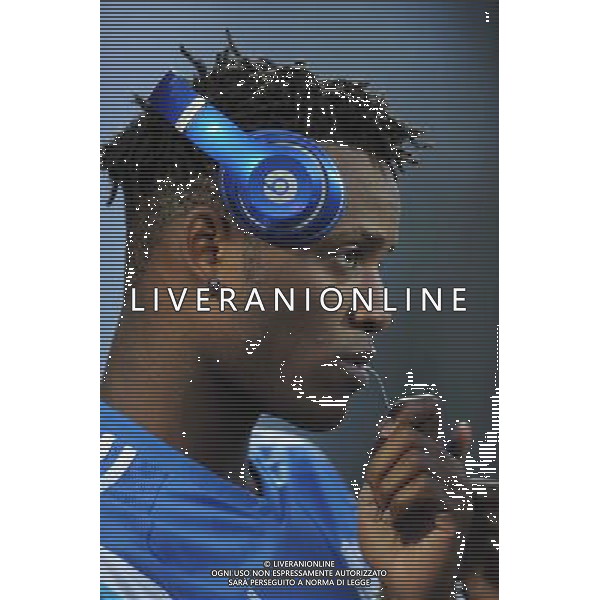 Michy BATSHUAYI - 14.09.2014 - Evian Thonon / Marseille - 5eme journee de Ligue 1 Photo : Jean Paul Thomas / Icon Sport /Agenzia Aldo Liverani sas - ITALY ONLY - EDITORIAL USE ONLY