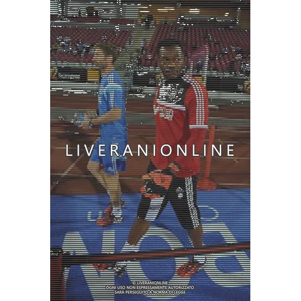 Stephane CASSARD / Steve MANDANDA - 14.09.2014 - Evian Thonon / Marseille - 5eme journee de Ligue 1 Photo : Jean Paul Thomas / Icon Sport /Agenzia Aldo Liverani sas - ITALY ONLY - EDITORIAL USE ONLY