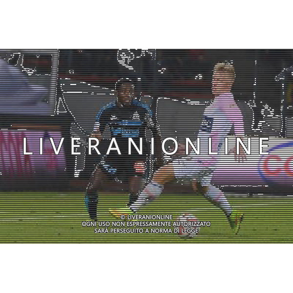 Brice DJA DJEDJE / Daniel WASS - 14.09.2014 - Evian Thonon / Marseille - 5eme journee de Ligue 1 Photo : Gaston Petrelli/ Icon Sport /Agenzia Aldo Liverani sas - ITALY ONLY - EDITORIAL USE ONLY