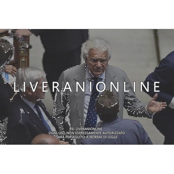 Seduta Comune per l\'Elezione del CSM alla Camera Roma 15 settembre 2014 nella foto Denis Verdini e Paolo Romani ©Corradetti/Agenzia Aldo Liverani sas