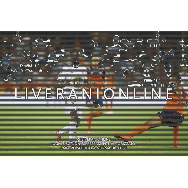Gilles SUNU - 13.09.2014 - Montpellier / Lorient - 5eme journee Ligue 1 Photo : Nicolas Guyonnet / Icon Sport /Agenzia Aldo Liverani sas - ITALY ONLY - EDITORIAL USE ONLY