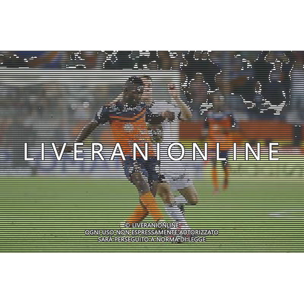 Siaka TIENE / Valentin LAVIGNE - 13.09.2014 - Montpellier / Lorient - 5eme journee Ligue 1 Photo : Nicolas Guyonnet / Icon Sport /Agenzia Aldo Liverani sas - ITALY ONLY - EDITORIAL USE ONLY