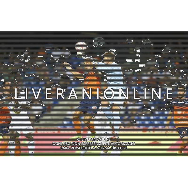 Vitorino HILTON / Benjamin LECOMTE - 13.09.2014 - Montpellier / Lorient - 5eme journee Ligue 1 Photo : Nicolas Guyonnet / Icon Sport /Agenzia Aldo Liverani sas - ITALY ONLY - EDITORIAL USE ONLY