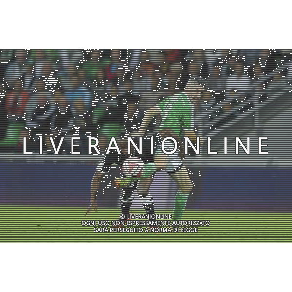 Herve BAZILE / Fabien LEMOINE - 13.09.2014 - Saint Etienne / Caen - 5eme journee Ligue 1 Photo : Jean Paul Thomas / Icon Sport /Agenzia Aldo Liverani sas - ITALY ONLY - EDITORIAL USE ONLY