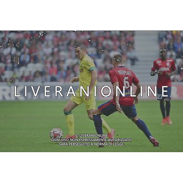 Jordan VERETOUT / Jonathan DELAPLACE - 14.09.2014 - Lille / Nantes - 5eme journee Ligue 1 Photo : Dave Winter / Icon Sport /Agenzia Aldo Liverani sas - ITALY ONLY - EDITORIAL USE ONLY