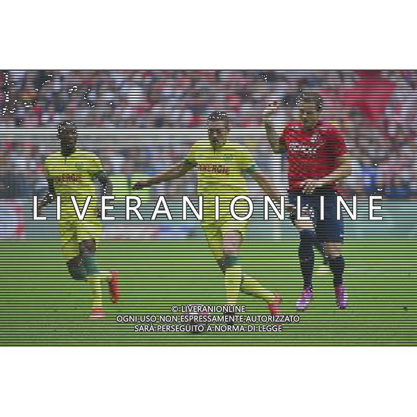 Jordan VERETOUT / Nolan ROUX - 14.09.2014 - Lille / Nantes - 5eme journee Ligue 1 Photo : Dave Winter / Icon Sport /Agenzia Aldo Liverani sas - ITALY ONLY - EDITORIAL USE ONLY
