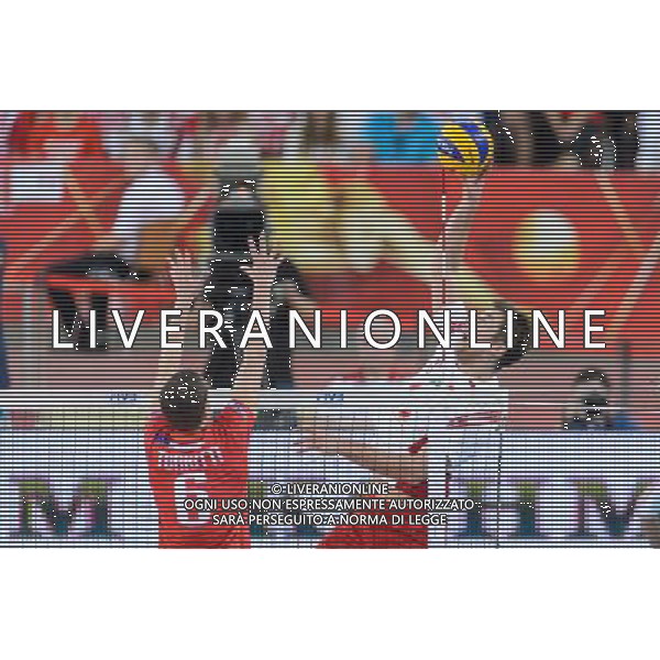 14.09.2014 - Lodz , Atlas Arena , siatkowka , Mistrzostwa Swiata 2014 , grupa E Polska (biale) - Francja (czerwone) , FIVB Men\'s World Championship , pool E Poland (white) - France (red) N/Z Benjamin Toniutti , Michal Kubiak Fot. Mariusz Palczynski / MPAimages.com / NEWSPIX.PL --- Newspix.pl /Agenzia Aldo Liverani sas - ITALY ONLY - Polonia - Francia Campionati Mondiali Volley maschile FIVB pallavolo Polonia 2014 *** Local Caption *** www.newspix.pl mail us: info@newspix.pl call us: 0048 022 23 22 222 --- Polish Picture Agency by Ringier Axel Springer Poland
