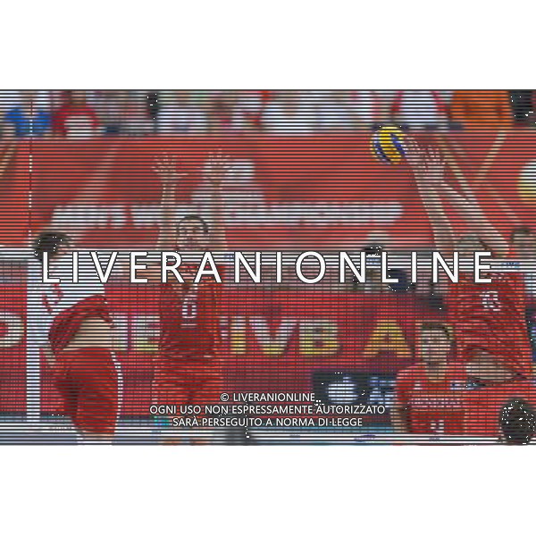 14.09.2014 - Lodz , Atlas Arena , siatkowka , Mistrzostwa Swiata 2014 , grupa E Polska (biale) - Francja (czerwone) , FIVB Men\'s World Championship , pool E Poland (white) - France (red) N/Z Michal Kubiak , Benjamin Toniutti , Kevin Le Roux Fot. Mariusz Palczynski / MPAimages.com / NEWSPIX.PL --- Newspix.pl /Agenzia Aldo Liverani sas - ITALY ONLY - Polonia - Francia Campionati Mondiali Volley maschile FIVB pallavolo Polonia 2014 *** Local Caption *** www.newspix.pl mail us: info@newspix.pl call us: 0048 022 23 22 222 --- Polish Picture Agency by Ringier Axel Springer Poland
