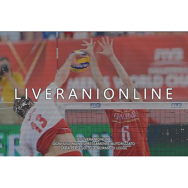 14.09.2014 - Lodz , Atlas Arena , siatkowka , Mistrzostwa Swiata 2014 , grupa E Polska (biale) - Francja (czerwone) , FIVB Men\'s World Championship , pool E Poland (white) - France (red) N/Z Michal Kubiak , Benjamin toniutti Fot. Mariusz Palczynski / MPAimages.com / NEWSPIX.PL --- Newspix.pl /Agenzia Aldo Liverani sas - ITALY ONLY - Polonia - Francia Campionati Mondiali Volley maschile FIVB pallavolo Polonia 2014 *** Local Caption *** www.newspix.pl mail us: info@newspix.pl call us: 0048 022 23 22 222 --- Polish Picture Agency by Ringier Axel Springer Poland