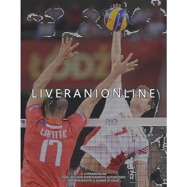 2014.09.14 LODZ VOLLEYBALL MEN\'S CHAMPIONSHIP POLAND 2014 SECOND ROUND POOL E POLAND VS FRANCE KAROL KLOS 2014.09.14 LODZ SIATKOWKA MEZCZYZN MISTRZOSTWA SWIATA POLSKA 2014 RUNDA PIERWSZA GRUPA E POLSKA - FRANCJA N/Z KAROL KLOS FOTO LUKASZ LASKOWSKI / PRESSFOCUS / NEWSPIX.PL --- Newspix.pl /Agenzia Aldo Liverani sas - ITALY ONLY - Polonia - Francia Campionati Mondiali Volley maschile FIVB pallavolo Polonia 2014 *** Local Caption *** www.newspix.pl mail us: info@newspix.pl call us: 0048 022 23 22 222 --- Polish Picture Agency by Ringier Axel Springer Poland