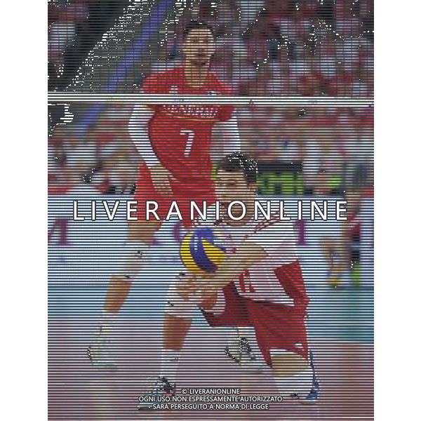 2014.09.14 LODZ VOLLEYBALL MEN\'S CHAMPIONSHIP POLAND 2014 SECOND ROUND POOL E POLAND VS FRANCE KEVIN TILLIE FABIAN DRZYZGA 2014.09.14 LODZ SIATKOWKA MEZCZYZN MISTRZOSTWA SWIATA POLSKA 2014 RUNDA PIERWSZA GRUPA E POLSKA - FRANCJA N/Z KEVIN TILLIE FABIAN DRZYZGA FOTO LUKASZ LASKOWSKI / PRESSFOCUS / NEWSPIX.PL --- Newspix.pl /Agenzia Aldo Liverani sas - ITALY ONLY - Polonia - Francia Campionati Mondiali Volley maschile FIVB pallavolo Polonia 2014 *** Local Caption *** www.newspix.pl mail us: info@newspix.pl call us: 0048 022 23 22 222 --- Polish Picture Agency by Ringier Axel Springer Poland