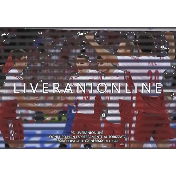 2014.09.14 LODZ VOLLEYBALL MEN\'S CHAMPIONSHIP POLAND 2014 SECOND ROUND POOL E POLAND VS FRANCE RADOSC EMOCJE KAROL KLOS MARIUSZ WLAZLY FABIAN DRZYZGA PAWEL ZATORSKI MATEUSZ MIKA 2014.09.14 LODZ SIATKOWKA MEZCZYZN MISTRZOSTWA SWIATA POLSKA 2014 RUNDA PIERWSZA GRUPA E POLSKA - FRANCJA N/Z RADOSC EMOCJE KAROL KLOS MARIUSZ WLAZLY FABIAN DRZYZGA PAWEL ZATORSKI MATEUSZ MIKA FOTO LUKASZ LASKOWSKI / PRESSFOCUS / NEWSPIX.PL --- Newspix.pl /Agenzia Aldo Liverani sas - ITALY ONLY - Polonia - Francia Campionati Mondiali Volley maschile FIVB pallavolo Polonia 2014 *** Local Caption *** www.newspix.pl mail us: info@newspix.pl call us: 0048 022 23 22 222 --- Polish Picture Agency by Ringier Axel Springer Poland