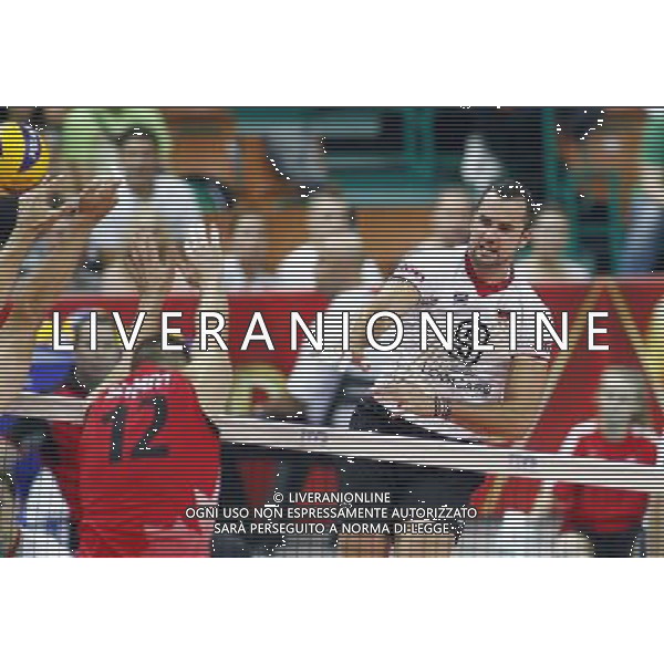 14.09.2014 - Katowice , Mistrzostwa Swiata . POLAND, FIVB Volleyball Men\'s World Championship 2014 . Niemcy (bialo-czarne - Kanada (czerwone) n/z. Gyorgy Grozer . Fot. Tomasz Wantula / EDYTOR.net / NEWSPIX.PL --- Newspix.pl /Agenzia Aldo Liverani sas - ITALY ONLY - Germania - Canada Campionati Mondiali Volley maschile FIVB pallavolo Polonia 2014 *** Local Caption *** www.newspix.pl mail us: info@newspix.pl call us: 0048 022 23 22 222 --- Polish Picture Agency by Ringier Axel Springer Poland