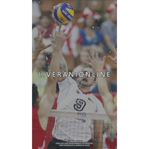 14.09.2014 - Katowice , Mistrzostwa Swiata . POLAND, FIVB Volleyball Men\'s World Championship 2014 . Niemcy (bialo-czarne - Kanada (czerwone) n/z. Gyorgy Grozer . Fot. Tomasz Wantula / EDYTOR.net / NEWSPIX.PL --- Newspix.pl /Agenzia Aldo Liverani sas - ITALY ONLY - Germania - Canada Campionati Mondiali Volley maschile FIVB pallavolo Polonia 2014 *** Local Caption *** www.newspix.pl mail us: info@newspix.pl call us: 0048 022 23 22 222 --- Polish Picture Agency by Ringier Axel Springer Poland