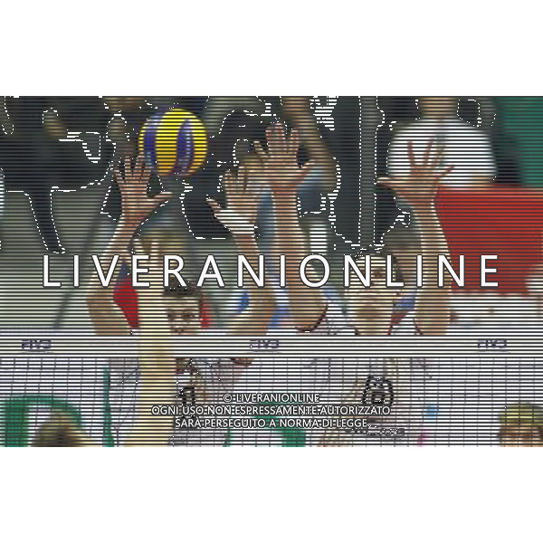 14.09.2014 - Katowice , Mistrzostwa Swiata . POLAND, FIVB Volleyball Men\'s World Championship 2014 . Niemcy (bialo-czarne - Kanada (czerwone) n/z. Lukas Kampa (L), Marcus Bohme (P). Fot. Tomasz Wantula / EDYTOR.net / NEWSPIX.PL --- Newspix.pl /Agenzia Aldo Liverani sas - ITALY ONLY - Germania - Canada Campionati Mondiali Volley maschile FIVB pallavolo Polonia 2014 *** Local Caption *** www.newspix.pl mail us: info@newspix.pl call us: 0048 022 23 22 222 --- Polish Picture Agency by Ringier Axel Springer Poland