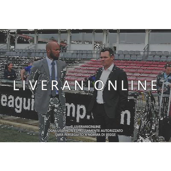Jean Alain Boumsong / Willy Sagnol - 14.09.2014 - Guingamp / Bordeaux - 5eme journee de Ligue 1 Photo : Philippe Le Brech / Icon Sport /Agenzia Aldo Liverani sas - ITALY ONLY - EDITORIAL USE ONLY