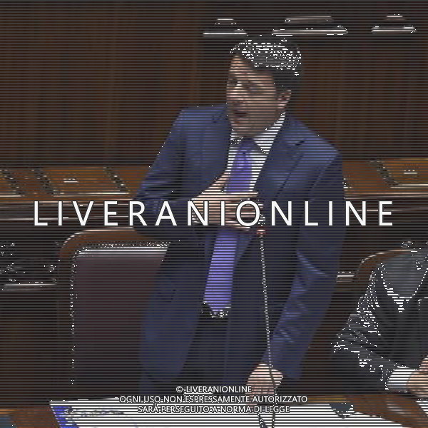 Camera, Matteo Renzi spiega il programma dei \'mille giorni\' del suo governo a Montecitorio Roma 16 settembre 2014 ©Corradetti/Agenzia Aldo Liverani sas