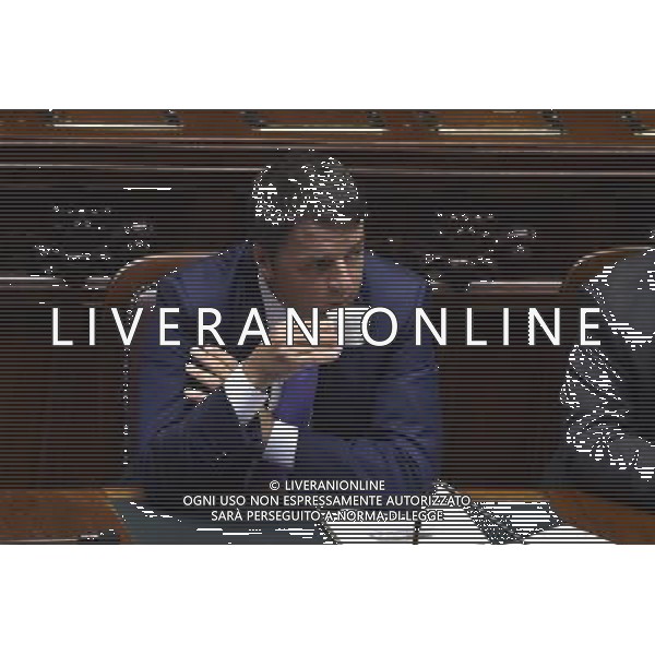 Camera, Matteo Renzi spiega il programma dei \'mille giorni\' del suo governo a Montecitorio Roma 16 settembre 2014 ©Corradetti/Agenzia Aldo Liverani sas
