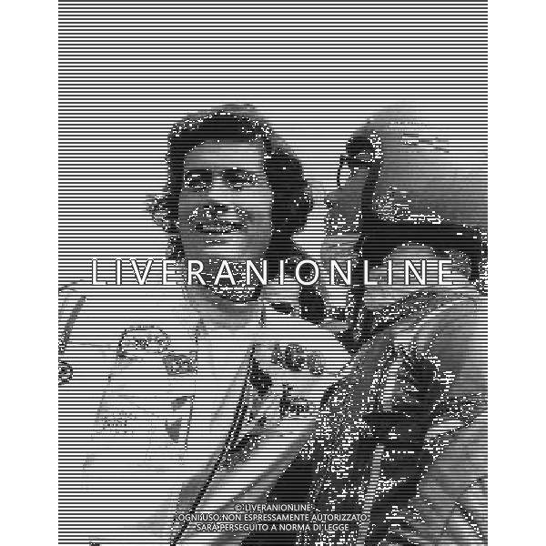 Giacomo Agostini e Renzo Pasolini foto archivio Giovanni Liverani/AG.Aldo liverani