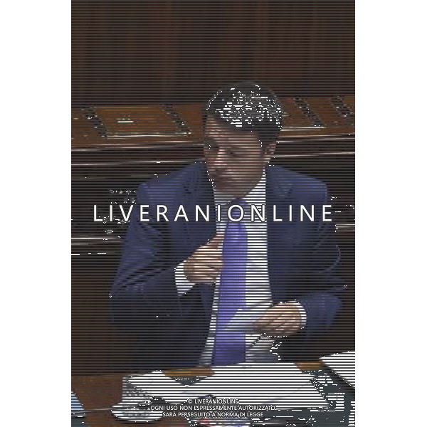 Camera, Matteo Renzi spiega il programma dei \'mille giorni\' del suo governo a Montecitorio Roma 16 settembre 2014 ©Corradetti/Agenzia Aldo Liverani sas
