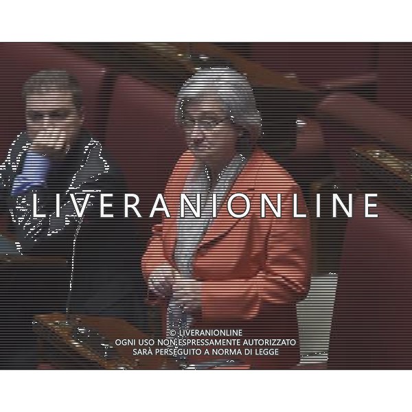 Camera, Matteo Renzi spiega il programma dei \'mille giorni\' del suo governo a Montecitorio Roma 16 settembre 2014 nella foto Rosy Bindi ©Corradetti/Agenzia Aldo Liverani sas