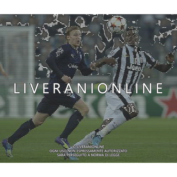 UEFA Champions League 2014/2015 Gruppo A Torino - 16.09.2014 Juventus-Malmo Nella Foto:pogba-forsberg /Ph.Vitez-Ag. Aldo Liverani