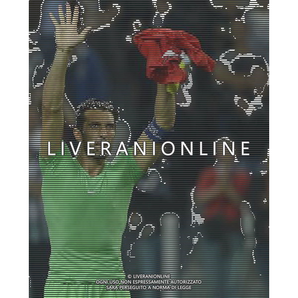 UEFA Champions League 2014/2015 Gruppo A Torino - 16.09.2014 Juventus-Malmo Nella Foto:buffon esulta /Ph.Vitez-Ag. Aldo Liverani
