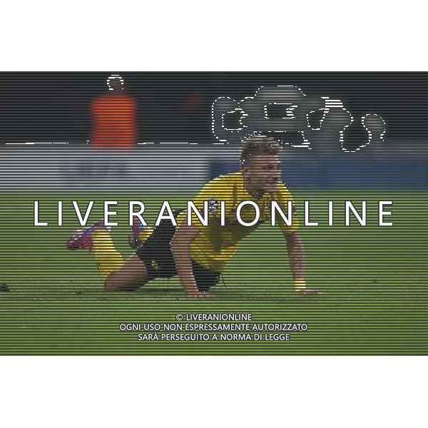 Fu§ball, firo : 16.09.2014 Uefa Champions League, Saison 2014/2015, Gruppenphase BVB, Borussia Dortmund, Arsenal London, 2:0 Einzelaktion, Ciro IMMOBILE, BVB Borussia Dortmund, am Boden, Gestik, Mimik, $worldrightsEs gelten unsere AGB, einsehbar auf www.firosportphoto.de, copyright by firo sportphoto: Coesfelder Str. 207 D-48249 DŸlmen www.firosportphoto.de mail@firosportphoto.de (V o l k s b a n k B o c h u m - W i t t e n ) BLZ.: 430 601 29 Kt. Nr.: 341 117 100 Tel:Ê +49-2594-9916004 Fax:Ê+49-2594-9916005 AG ALDO LIVERANI SAS ONLY ITALY