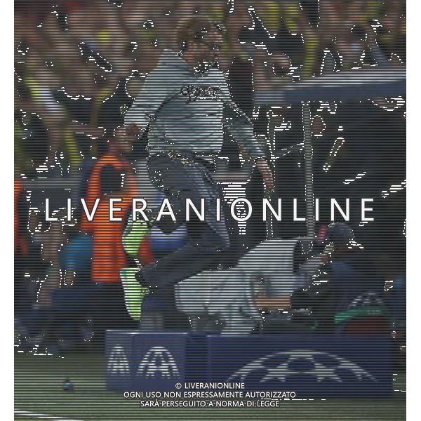 firo : 16.09.2014 Fu§ball, Champions League Saison 2014/2015, BVB Borussia Dortmund - Arsenal London Jubel nachdem 1:0 Tor Trainer JŸrgen Klopp $worldrights,Es gelten unsere AGB, einsehbar auf www.firosportphoto.de, copyright by firo sportphoto: Coesfelder Str. 207 D-48249 DŸlmen www.firosportphoto.de mail@firosportphoto.de (V o l k s b a n k B o c h u m - W i t t e n ) BLZ.: 430 601 29 Kt. Nr.: 341 117 100 Tel:Ê +49-2594-9916004 Fax:Ê+49-2594-9916005 AG ALDO LIVERANI SAS ONLY ITALY