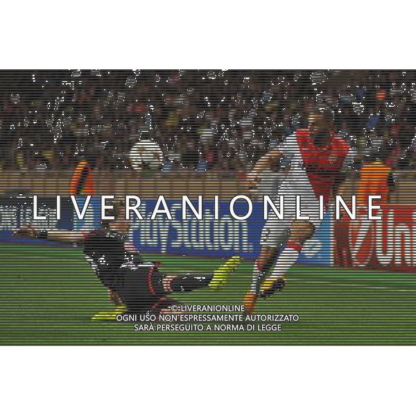 Layvin kurzawa / Tin jedvaj - 16.09.2014 - Monaco / Bayer Leverkusen - Champions League Photo : Neal Simpson / Icon Sport AG ALDO LIVERANI SAS ONLY ITALY