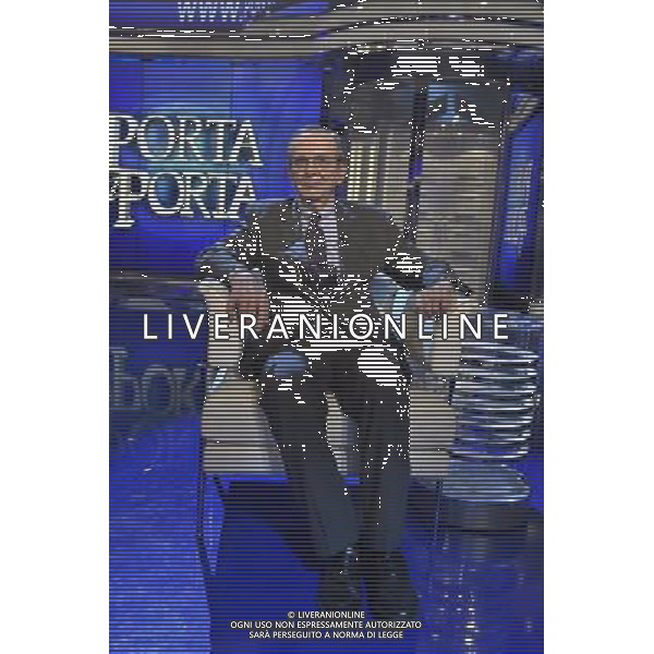 Il Ministro PierCarlo Padoan ospite della trasmissione televisiva \'Porta a Porta\' Rai1 - Roma 16 settembre 2014 ©Corradetti/Agenzia Aldo Liverani sas