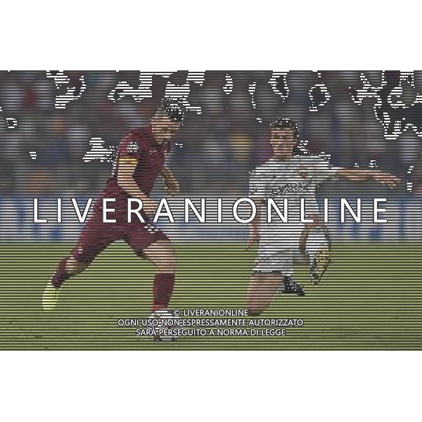 Roma - 17/09/2014 - Stadio Olimpico - Uefa Champions League 2014/2015 - AS Roma vs CSKA Mosca - nella foto: florenzi e eremenko / Ph Fabrizio Corradetti - Ag. Aldo Liverani sas