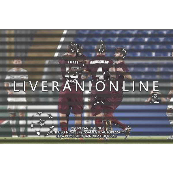 Roma - 17/09/2014 - Stadio Olimpico - Uefa Champions League 2014/2015 - AS Roma vs CSKA Mosca - nella foto: esultanza gervinho e totti / Ph Fabrizio Corradetti - Ag. Aldo Liverani sas