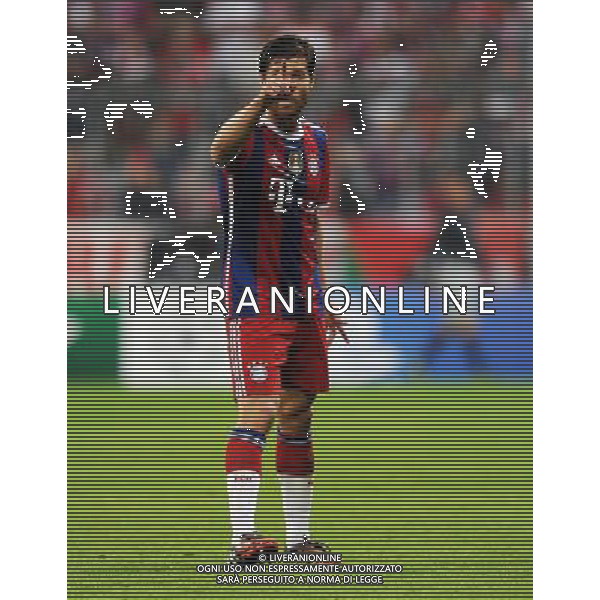 firo Fu§ball,Fussball, 17.09.2014 Uefa Champions League, Saison 2014/2015 Gruppenphase, 1. Spieltag, Hinspiel, FC Bayern MŸnchen, Muenchen, FCB, - Manchester City FC, 1 : 0, ganze Figur, Gestik, Xabi Alonso, Bayern, $worldrightsEs gelten unsere AGB, einsehbar auf www.firosportphoto.de copyright by firo sportphoto: Coesfelder Str.207 48249 DŸlmen www.firosportphoto.de mail@firosportphoto.de (V o l k s b a n k B o c h u m - W i t t e n ) BLZ.: 430 601 29 Kt. Nr.: 341 117 100 Tel:Ê 02594 - 9916004 Fax:Ê02594 - 9916005 AG ALDO LIVERANI SAS ONLY ITALY