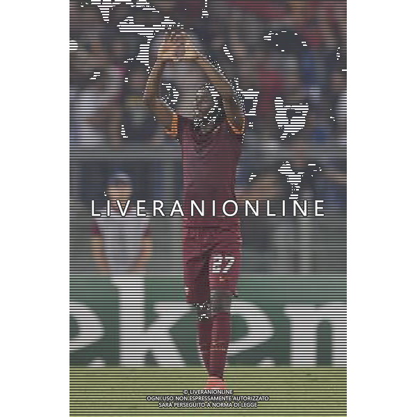 Roma - 17/09/2014 - Stadio Olimpico - Uefa Champions League 2014/2015 - AS Roma vs CSKA Mosca - nella foto: Esultanza Gervinho dopo il gol del 4 a 0 / Ph Fabrizio Corradetti - Ag. Aldo Liverani sas