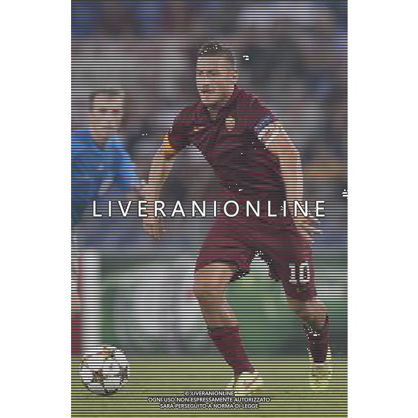Roma - 17/09/2014 - Stadio Olimpico - Uefa Champions League 2014/2015 - AS Roma vs CSKA Mosca - nella foto: Francesco Totti / Ph Fabrizio Corradetti - Ag. Aldo Liverani sas