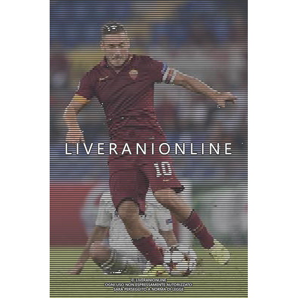 Roma - 17/09/2014 - Stadio Olimpico - Uefa Champions League 2014/2015 - AS Roma vs CSKA Mosca - nella foto: Francesco Totti / Ph Fabrizio Corradetti - Ag. Aldo Liverani sas